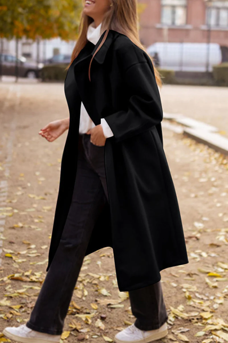 Casual Daily Pocket Buttons Turn-back Collar Outerwear - Panekey