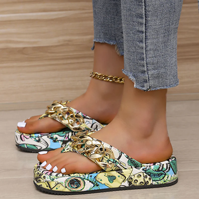 Casual Graffiti Patchwork Solid Color Round Comfortable Shoes - Panekey