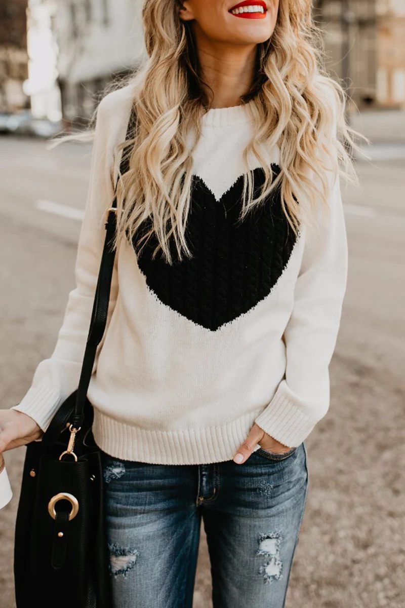 Casual Patchwork O Neck Tops(6 Colors) - Panekey