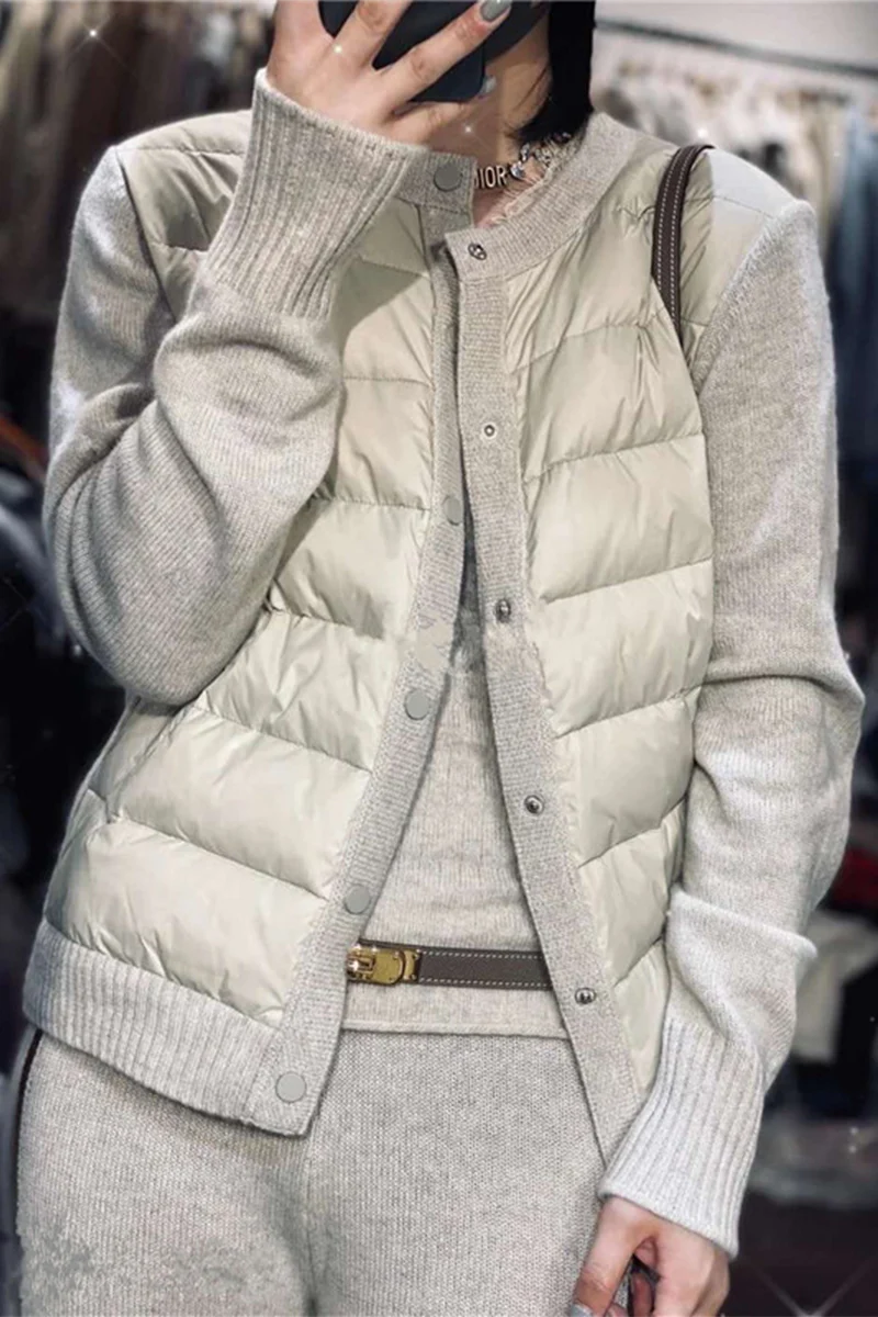 Casual Buttons Down cotton O Neck Outerwear - Panekey