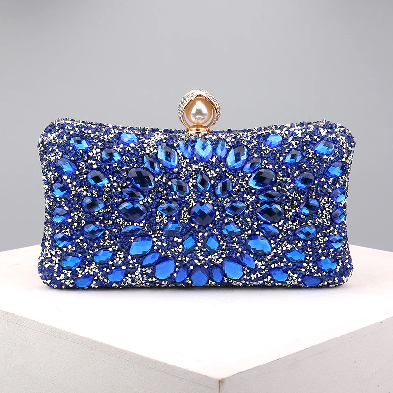 Casual Patchwork Chains Rhinestone Bags - Panekey