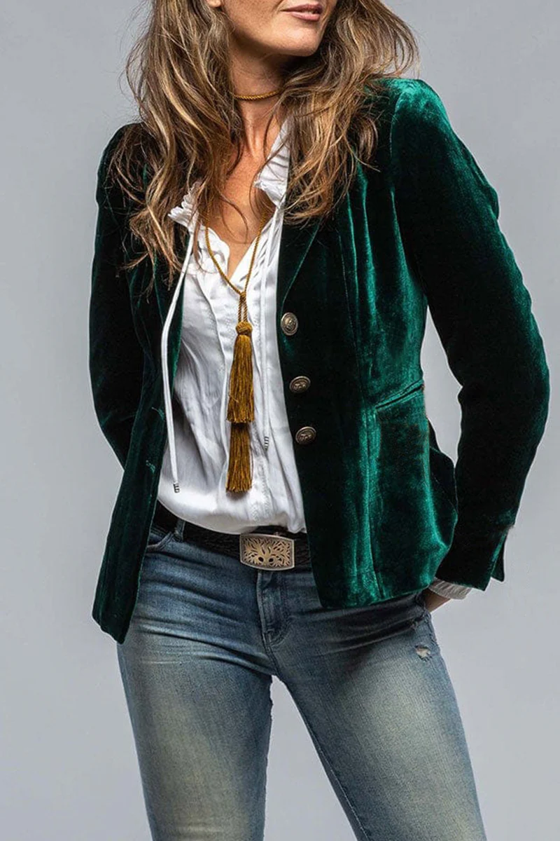 Casual Daily Pocket Buttons Turn-back Collar Outerwear(3 Colors) - Panekey