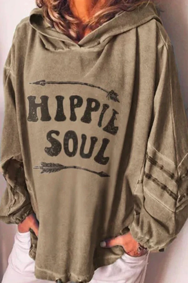 Casual Letter Basic Hooded Collar Tops(4 Colors) - Panekey