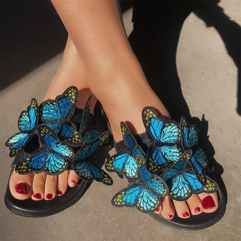 Casual Daily Patchwork Butterfly Round Comfortable Out Door Shoes - Panekey