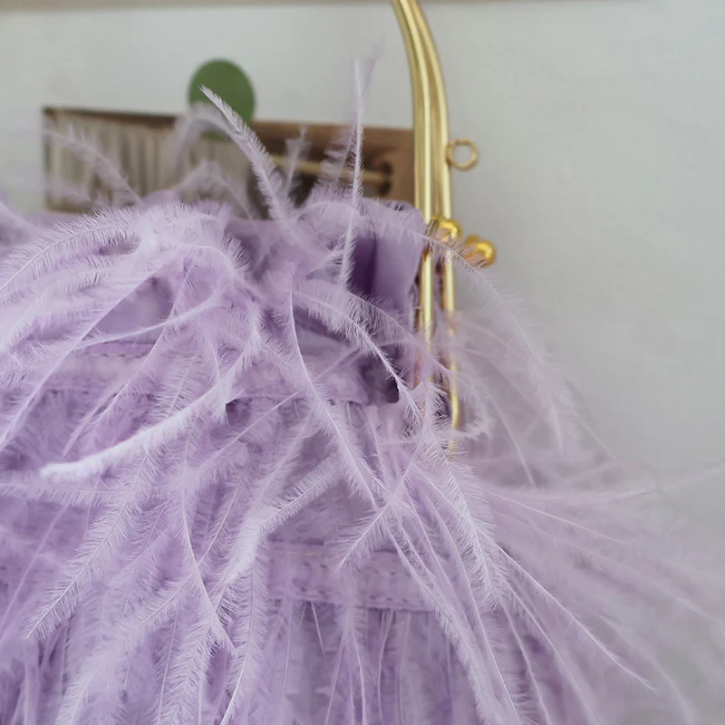 Casual Daily Party Solid Patchwork Feathers Bags - Panekey