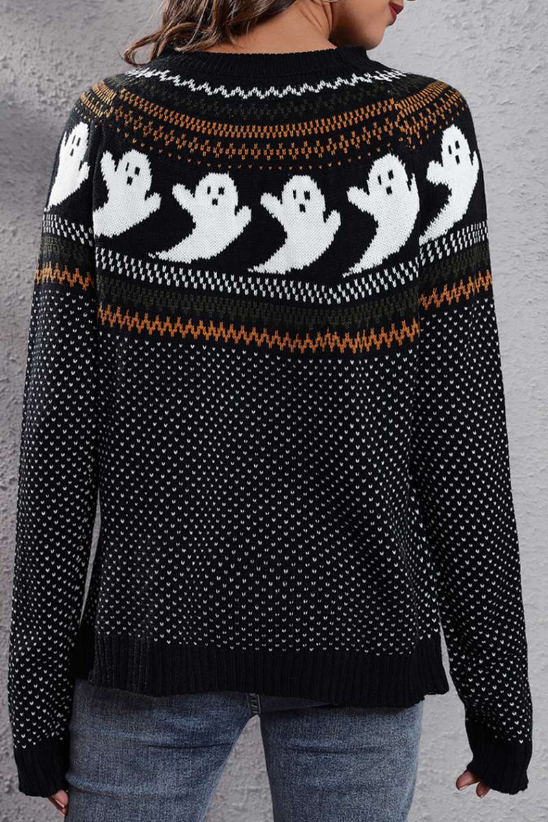 Casual Patchwork Contrast O Neck Tops(7 Colors) - Panekey