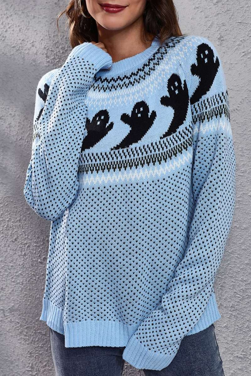 Casual Patchwork Contrast O Neck Tops(7 Colors) - Panekey