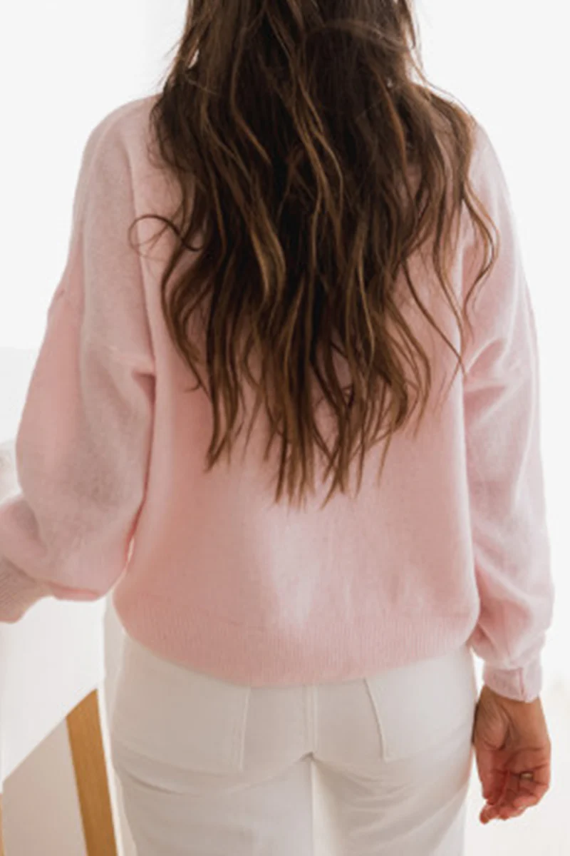 Casual Elegant Solid Buckle O Neck Tops(5 Colors) - Panekey