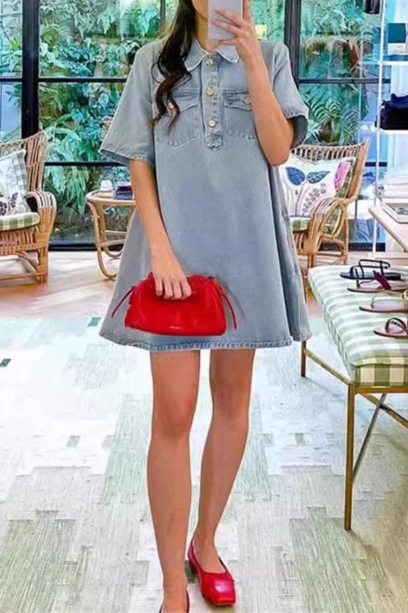 Denim/Denim Dresses - Panekey