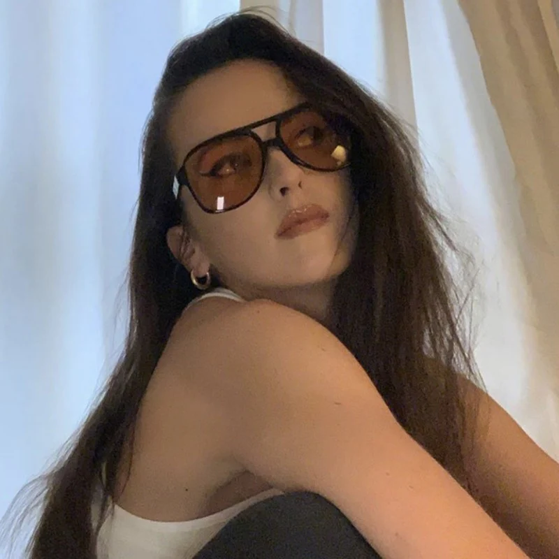 Casual Daily Solid Patchwork Sunglasses - Panekey