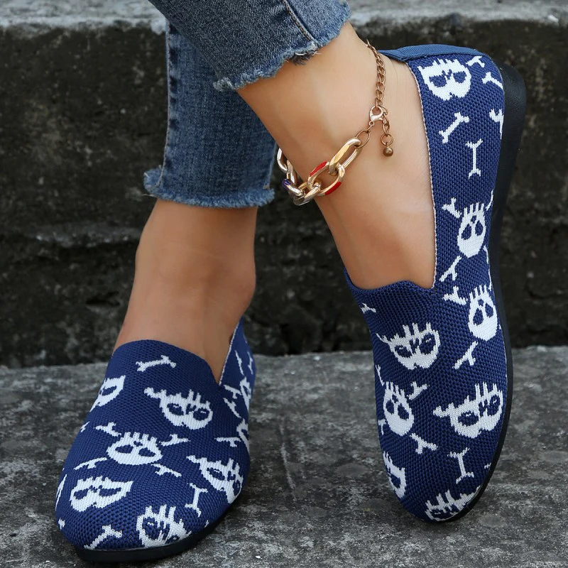 Casual Patchwork Round Comfortable Shoes - Panekey