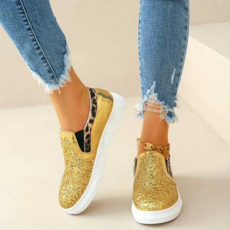 Casual Patchwork Round Comfortable Out Door Flats Shoes - Panekey