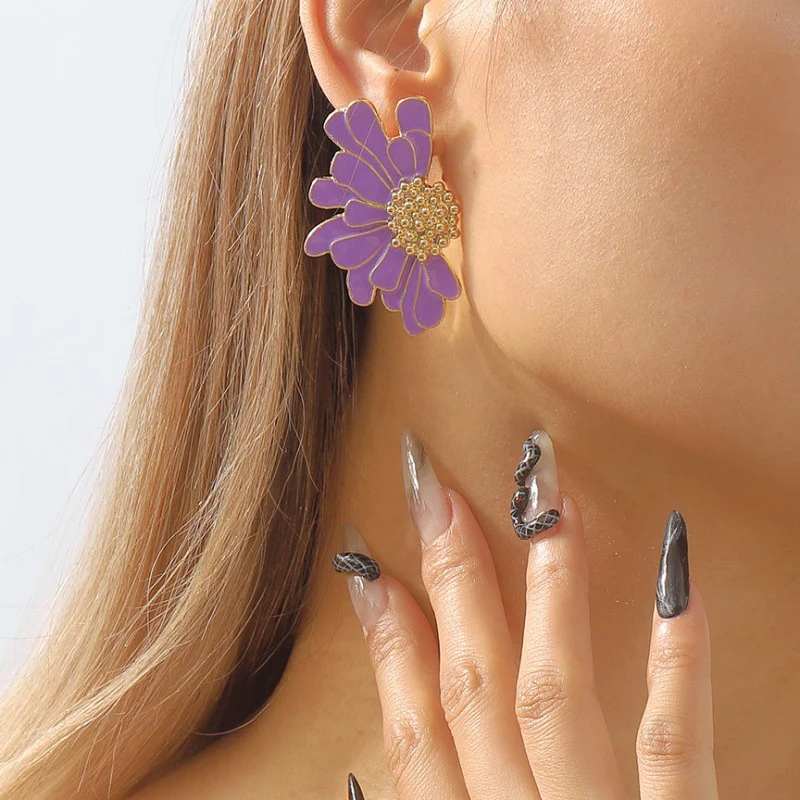 Casual Geometric Patchwork Earrings - Panekey