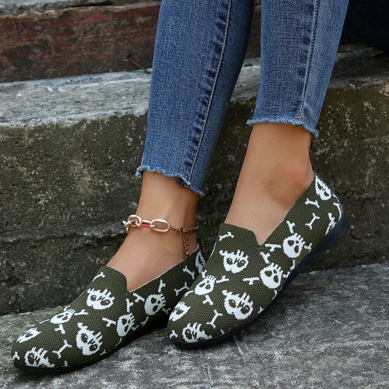 Casual Patchwork Round Comfortable Shoes - Panekey