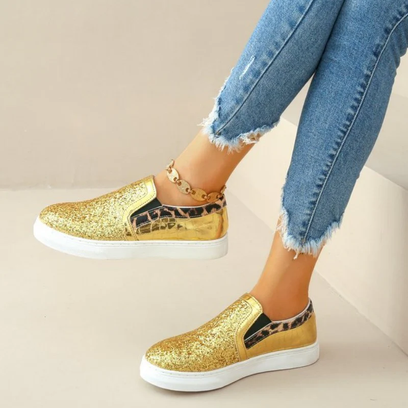 Casual Patchwork Round Comfortable Out Door Flats Shoes - Panekey