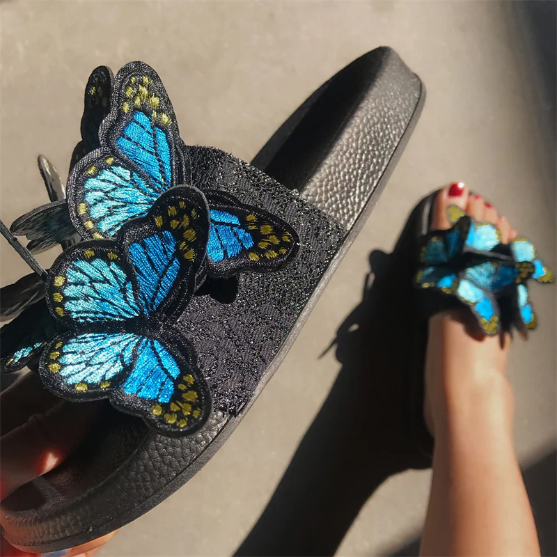 Casual Daily Patchwork Butterfly Round Comfortable Out Door Shoes - Panekey