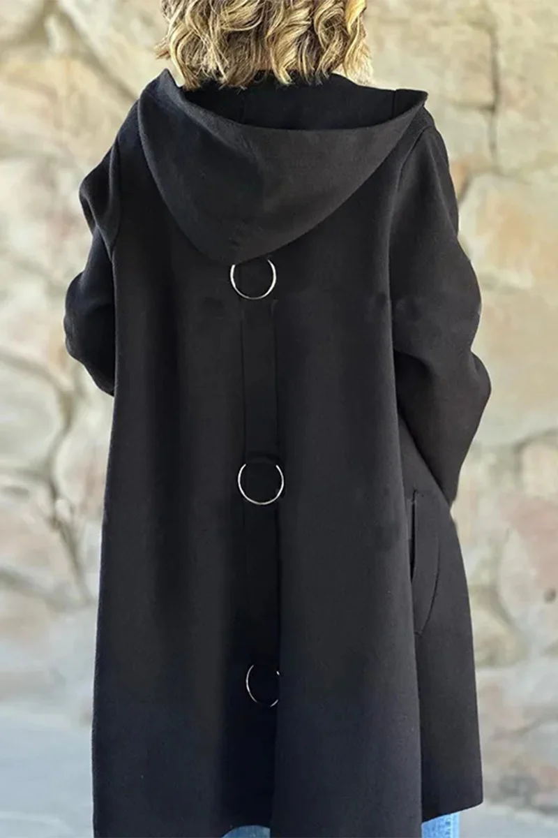 Casual Daily Pocket Buttons Hooded Outerwear(8 Colors) - Panekey