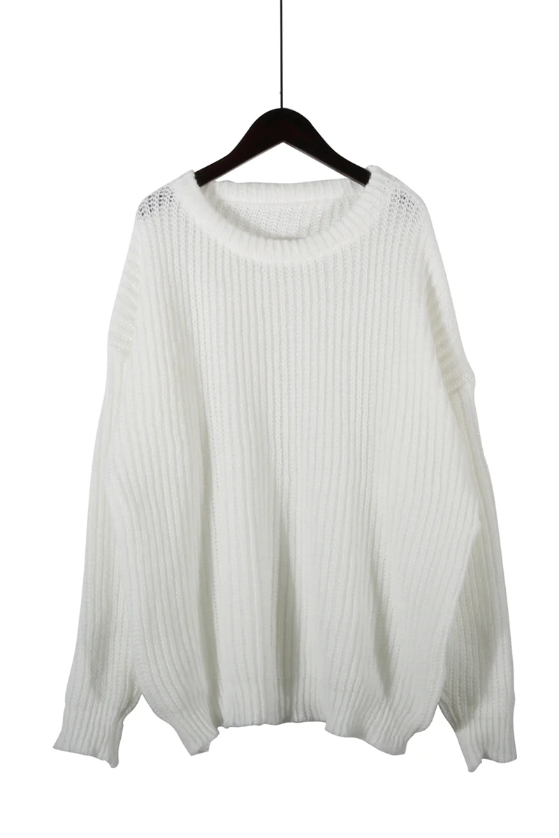 Casual Daily Weave O Neck Sweaters(7 Colors) - Panekey