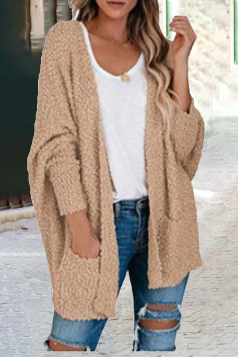 Casual Daily Solid Doll Sleeve Cardigan(6 Colors) - Panekey