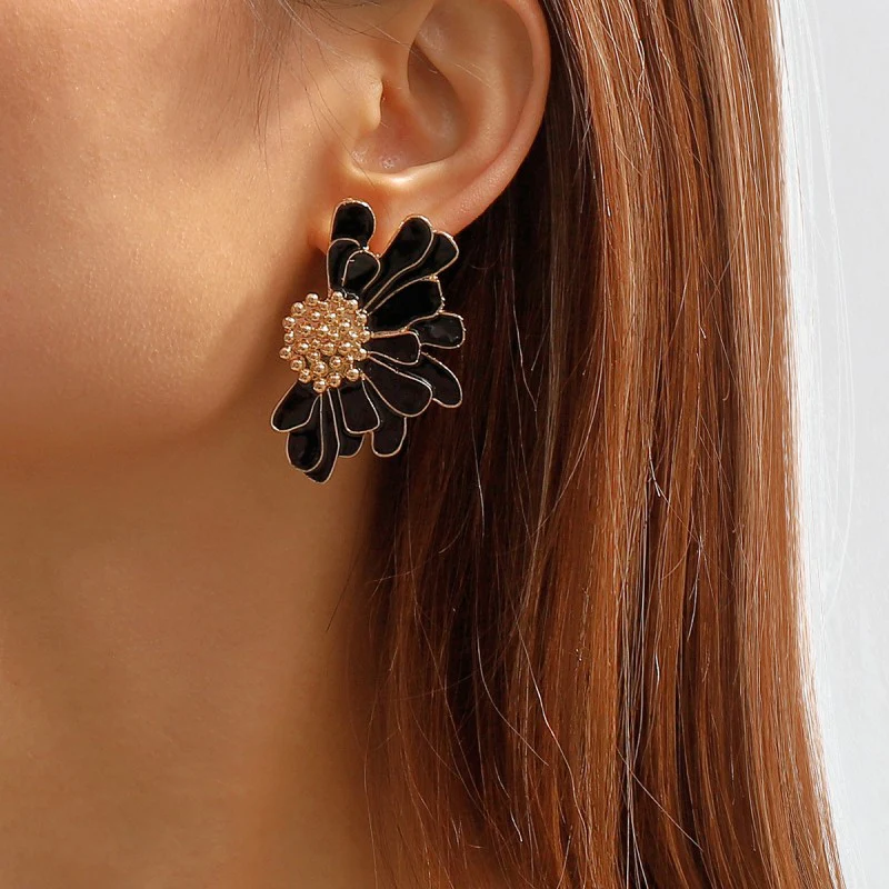 Casual Geometric Patchwork Earrings - Panekey