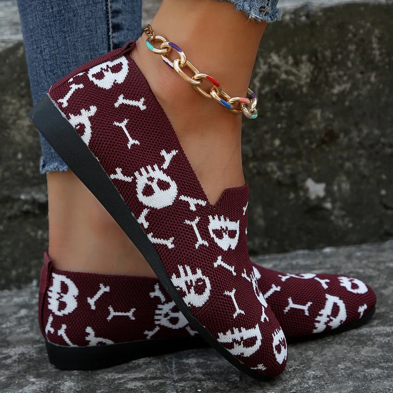 Casual Patchwork Round Comfortable Shoes - Panekey