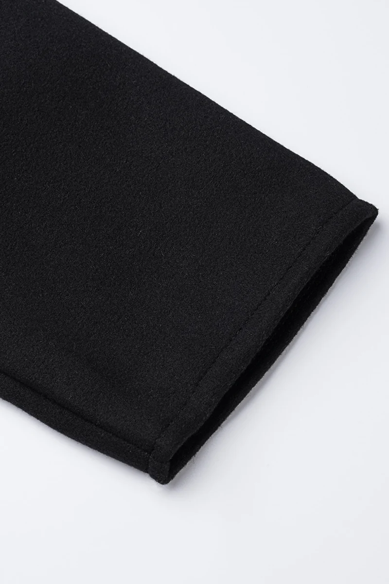 Casual Elegant Solid Patchwork Buttons Hooded Collar Outerwear(7 Colors) - Panekey