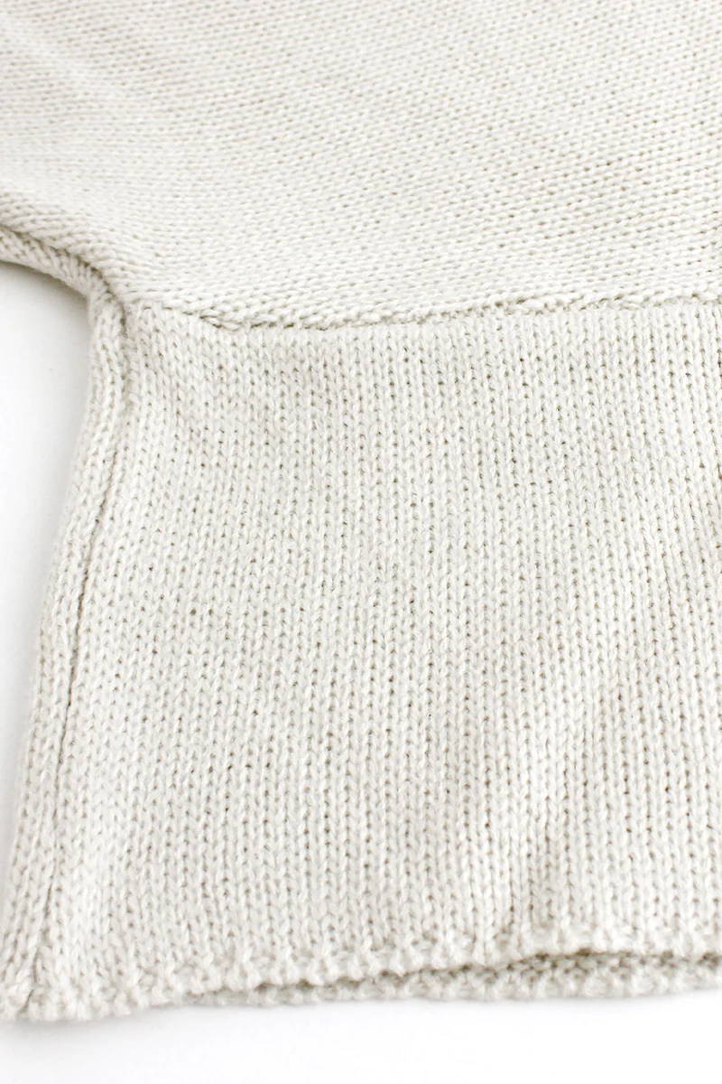 Casual Daily Solid Color Weave O Neck Sweaters - Panekey