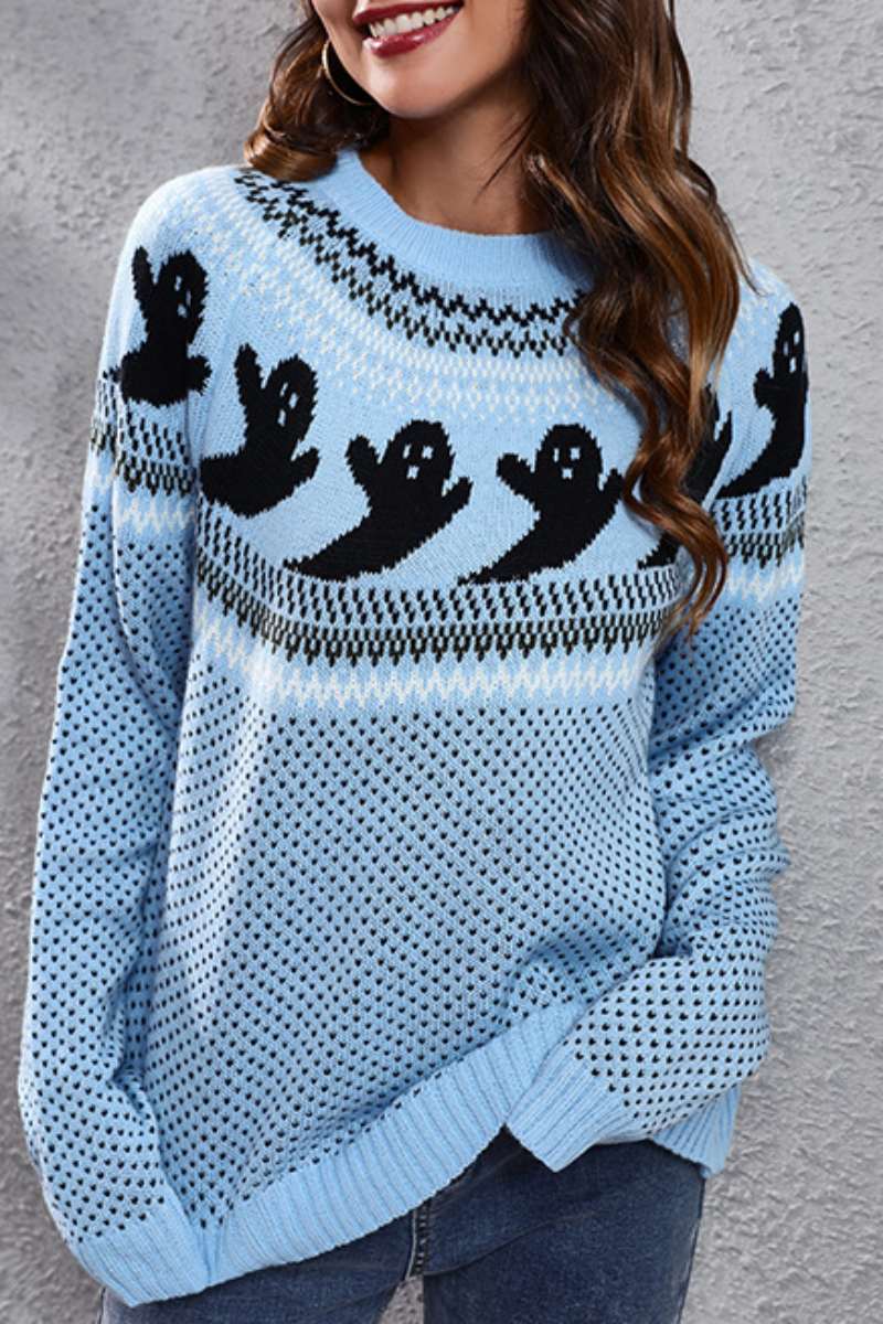 Casual Patchwork Contrast O Neck Tops(7 Colors) - Panekey