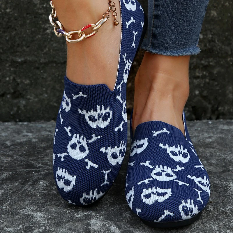 Casual Patchwork Round Comfortable Shoes - Panekey