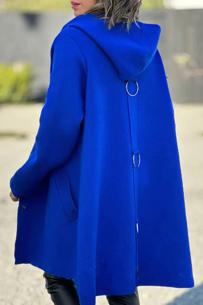 Casual Daily Pocket Buttons Hooded Outerwear(8 Colors) - Panekey