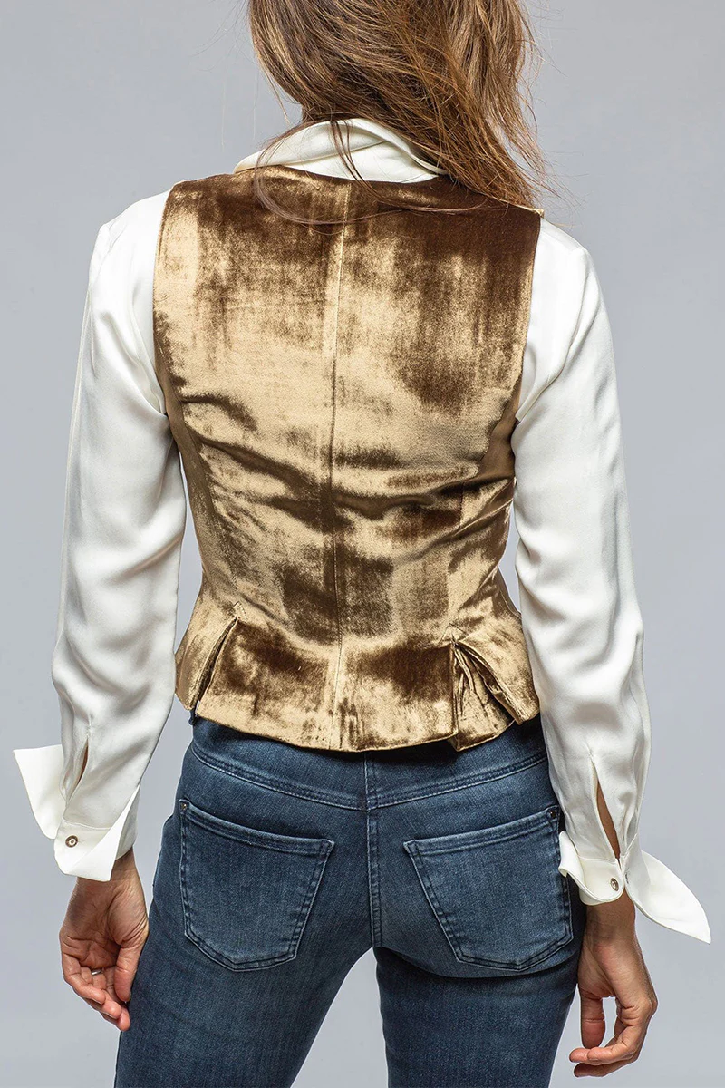 Casual Daily Solid Color Buttons V Neck Waistcoats(No shirt) - Panekey