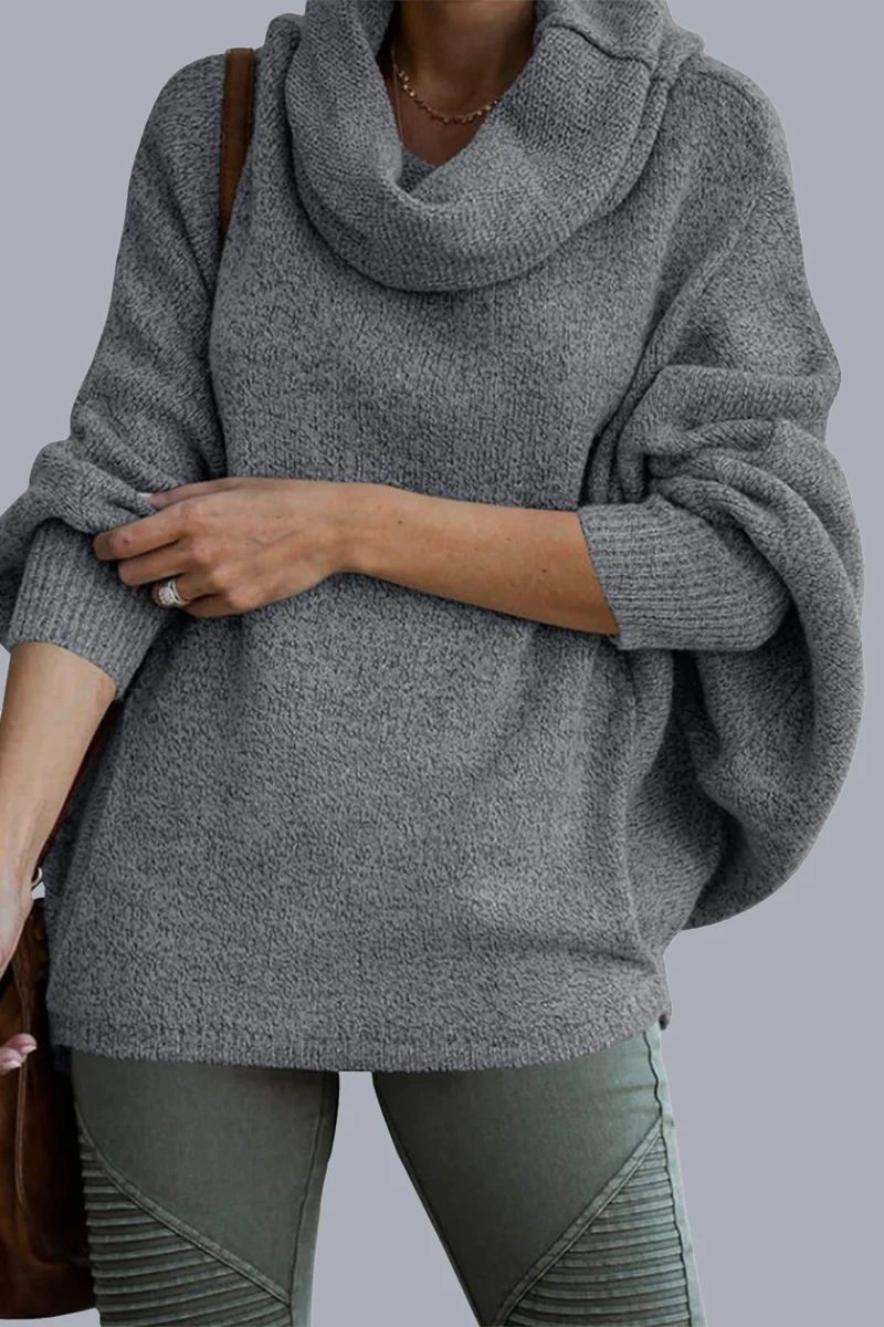 Casual Daily Pocket Scarf Collar Sweaters(6 Colors) - Panekey