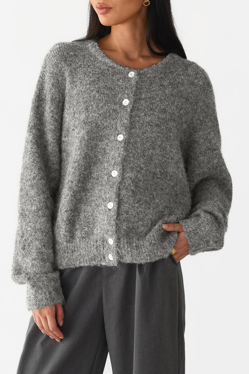 Casual Buttons O Neck Outerwear(5 Colors) - Panekey