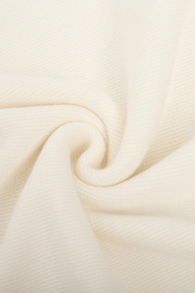 Casual Daily Solid Color Weave O Neck Sweaters - Panekey