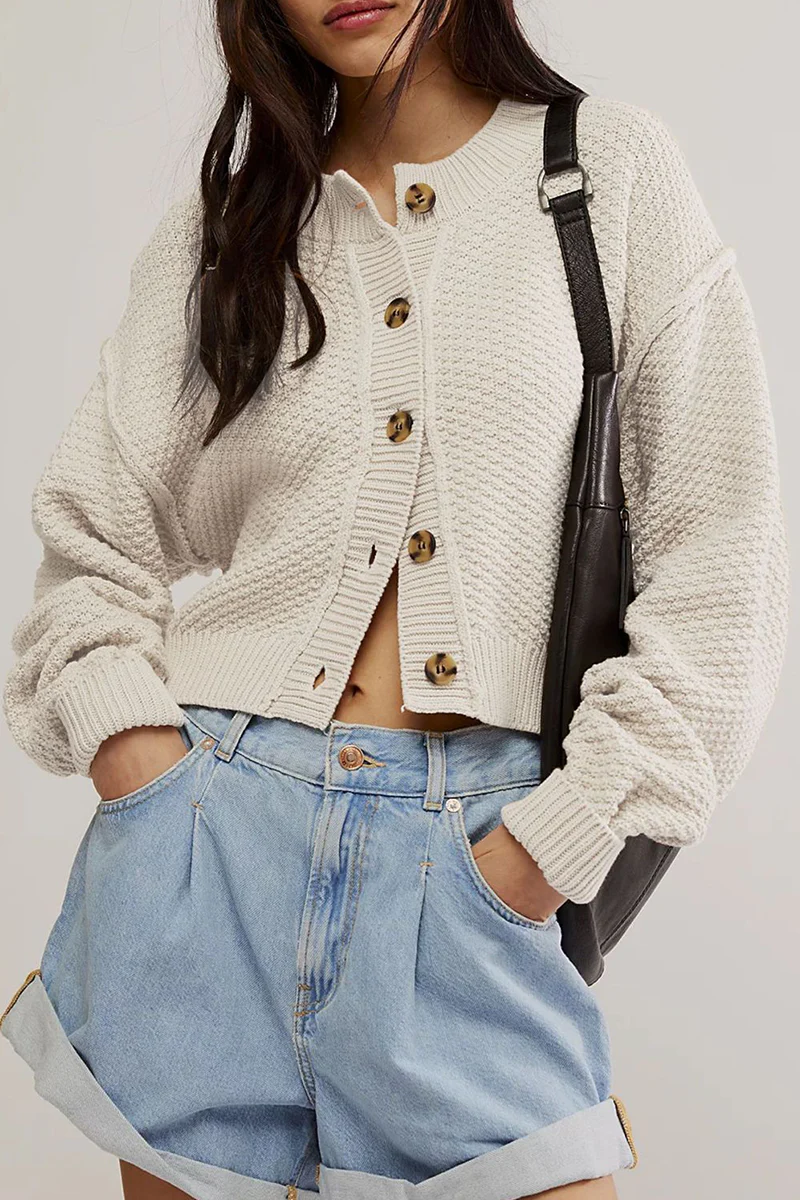 Outerwear/Knitted Jacket - Panekey