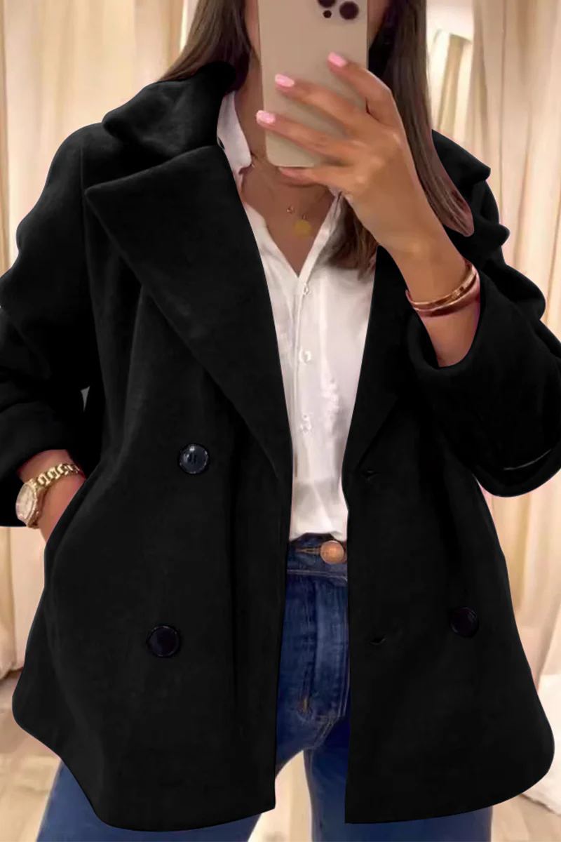 Casual Daily Buttons Turndown Collar Outerwear(6 Colors) - Panekey