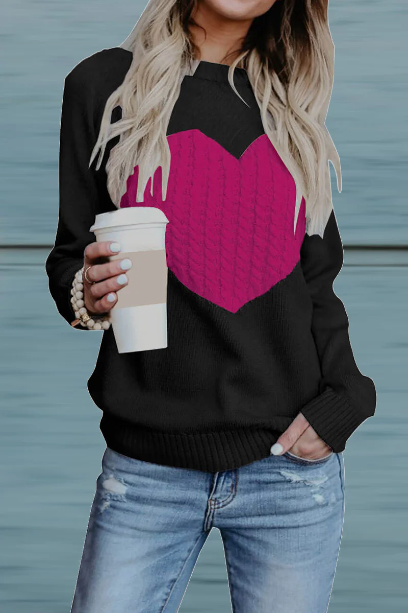 Casual Patchwork O Neck Tops(6 Colors) - Panekey