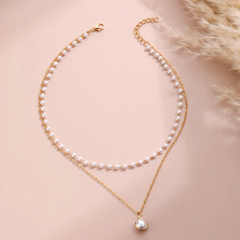 Casual Daily Patchwork Pearl Necklaces - Panekey