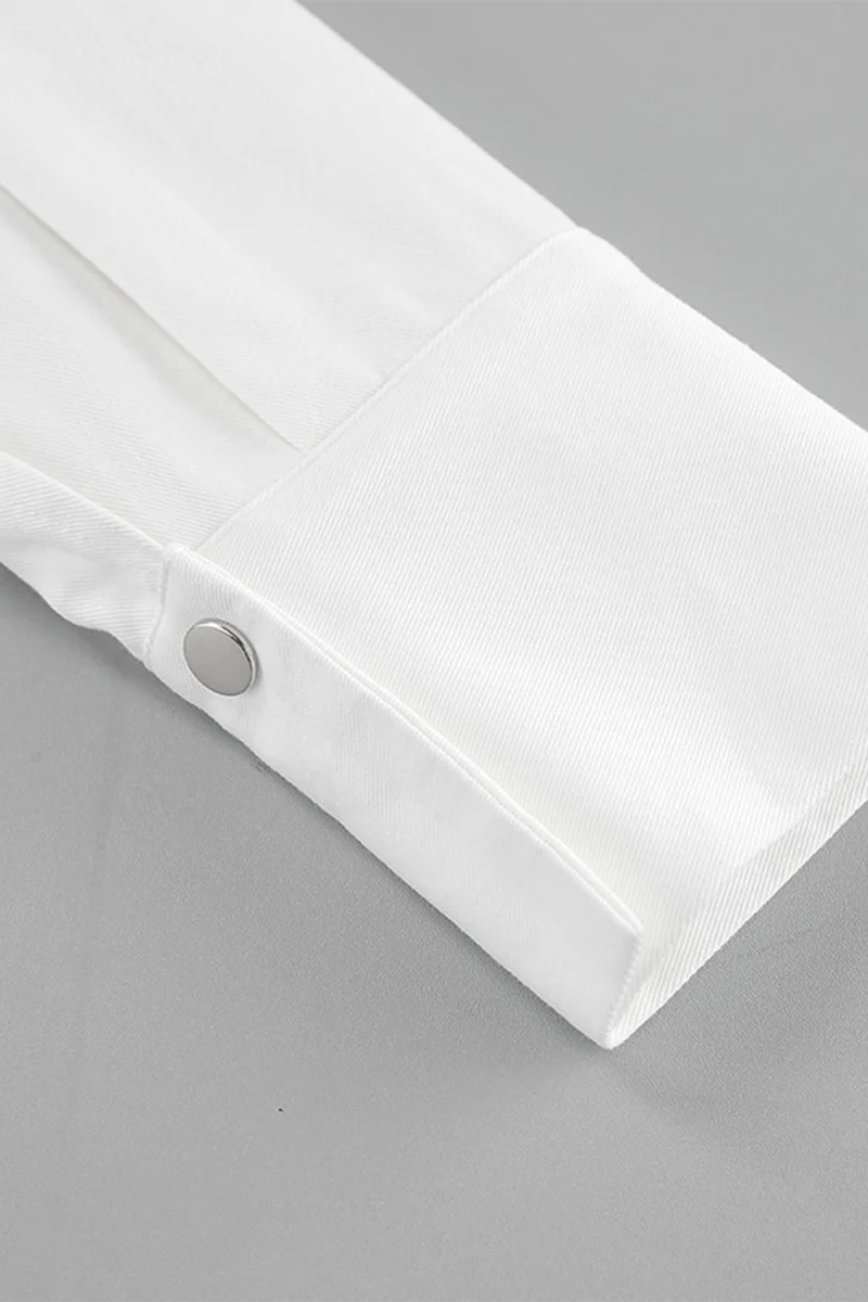 Casual Daily Buttons Turndown Collar Blouses - Panekey