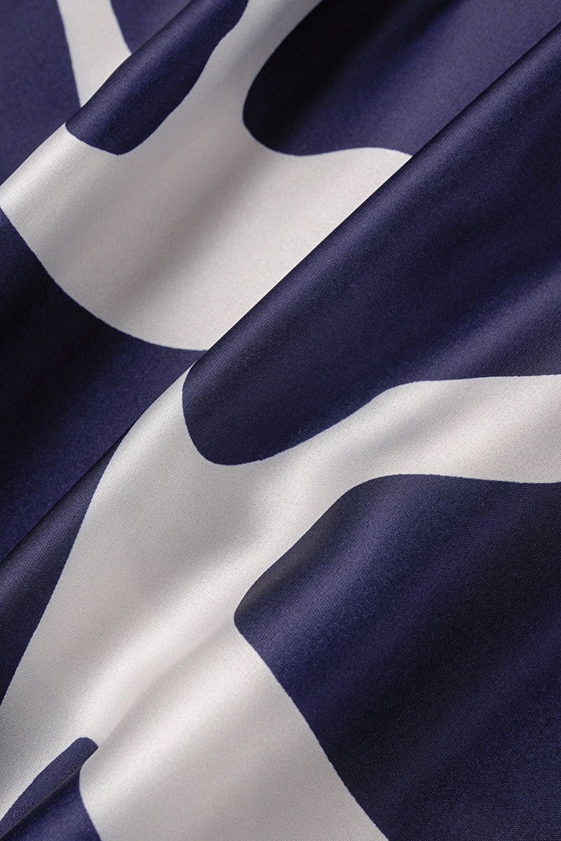 Casual Elegant Print Patchwork Off the Shoulder Long Sleeve Two Pieces(11 Colors) - Panekey