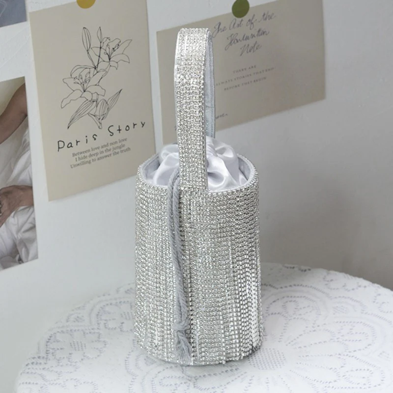 Casual Daily Party Patchwork Rhinestone Tassel Bags - Panekey