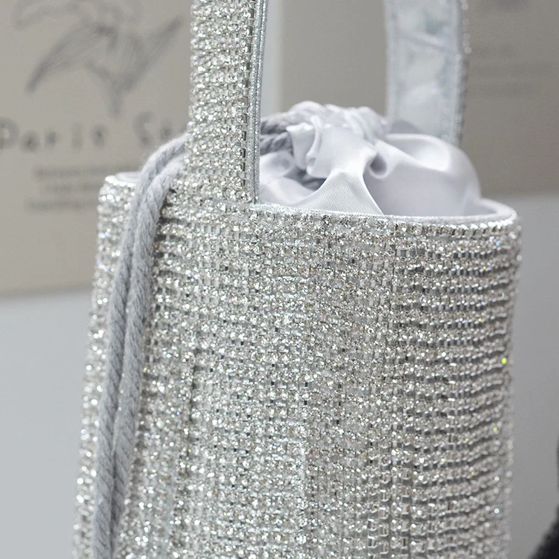 Casual Daily Party Patchwork Rhinestone Tassel Bags - Panekey