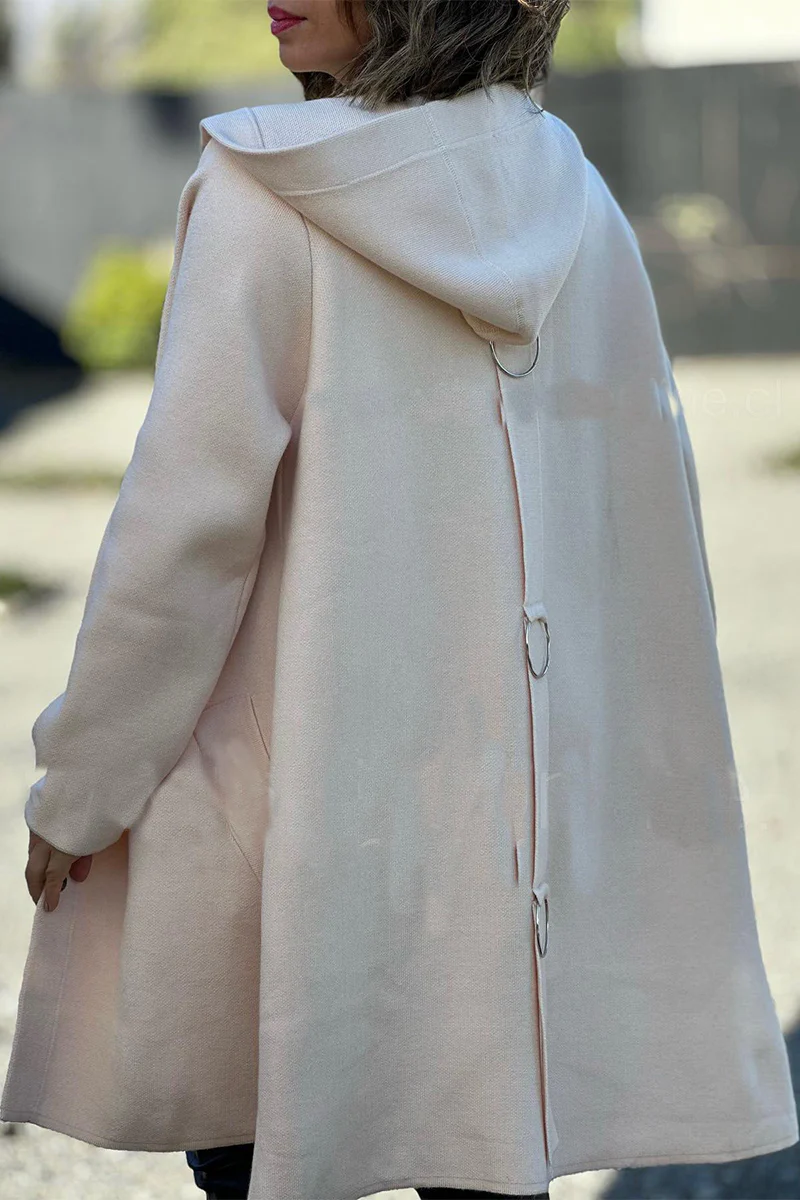 Casual Daily Pocket Buttons Hooded Outerwear(8 Colors) - Panekey