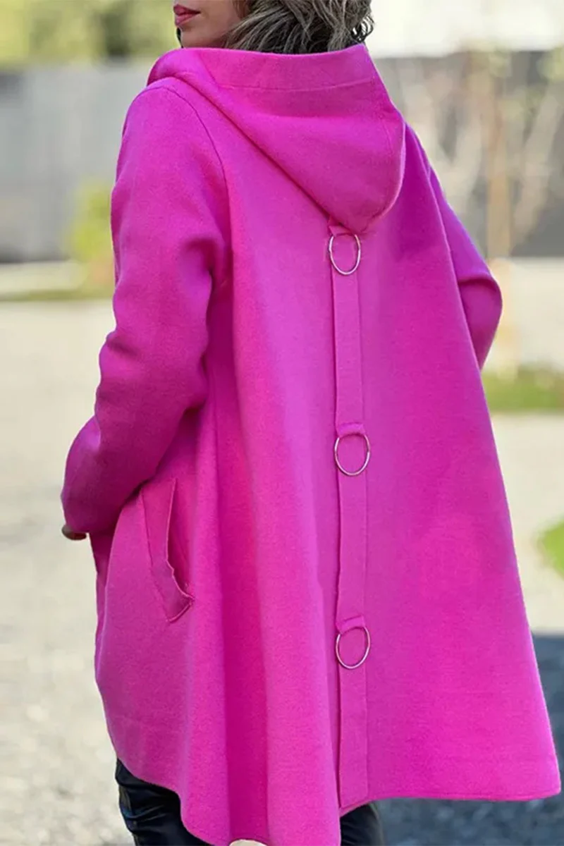 Casual Daily Pocket Buttons Hooded Outerwear(8 Colors) - Panekey