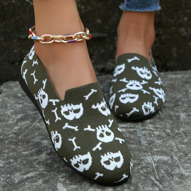 Casual Patchwork Round Comfortable Shoes - Panekey