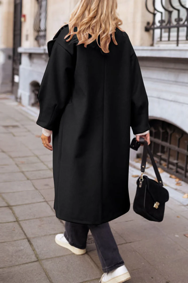 Casual Daily Pocket Buttons Turn-back Collar Outerwear - Panekey