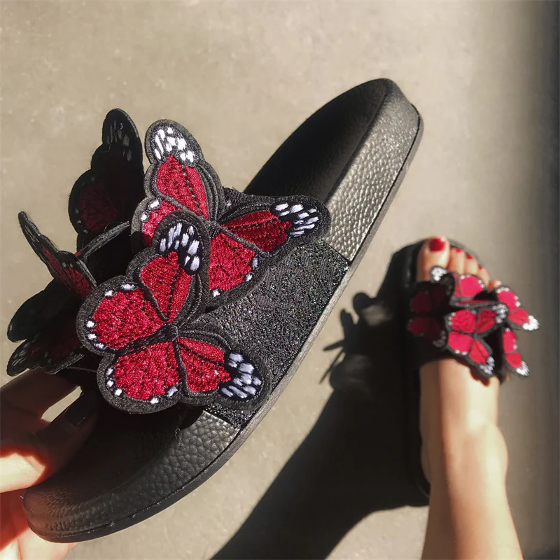Casual Daily Patchwork Butterfly Round Comfortable Out Door Shoes - Panekey