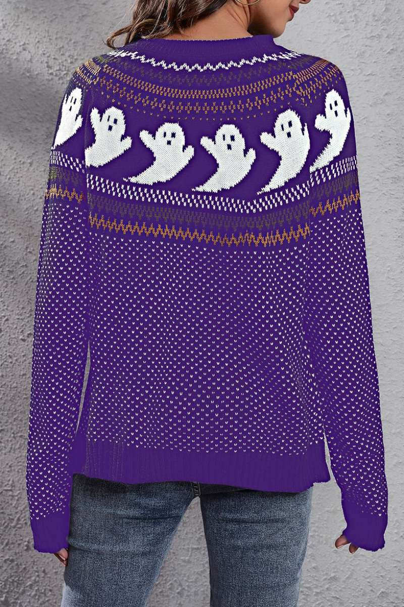 Casual Patchwork Contrast O Neck Tops(7 Colors) - Panekey