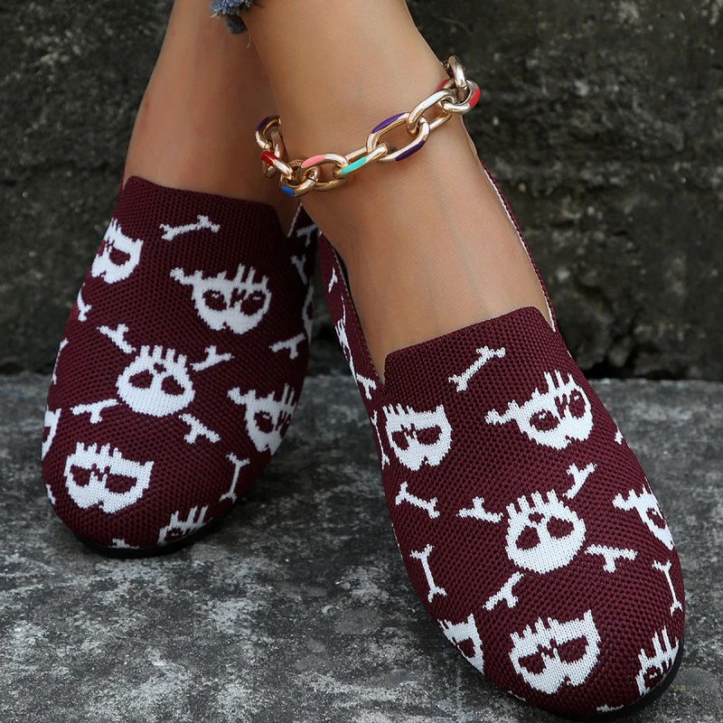 Casual Patchwork Round Comfortable Shoes - Panekey