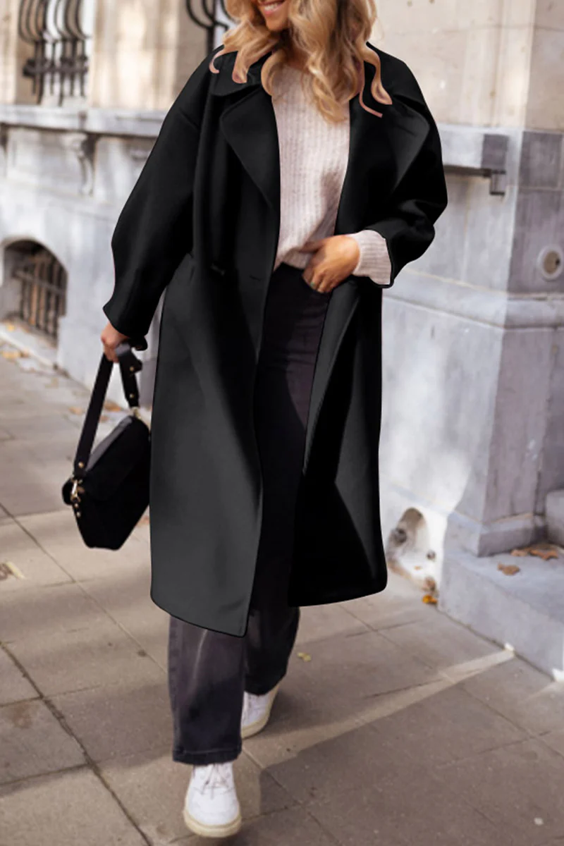 Casual Daily Pocket Buttons Turn-back Collar Outerwear - Panekey